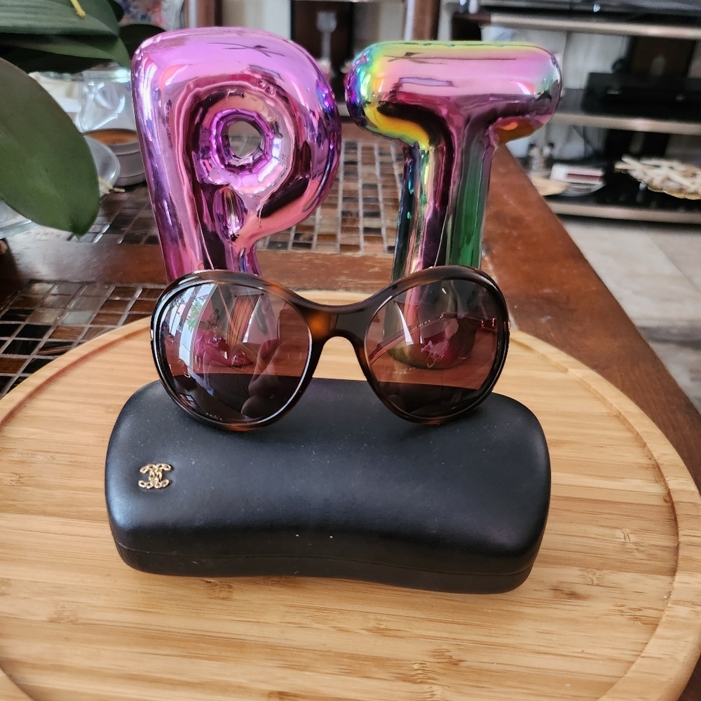 Chanel sunglasses with case